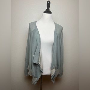 Cabi # 5132 Draped Open Front Waterfall Pocket Cardigan